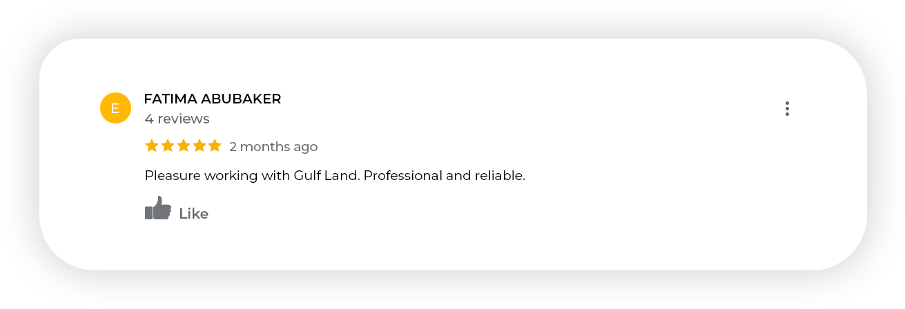 Satisfied-client's-Google-review-on-Quality-projects-of-gulf-land-property-developers